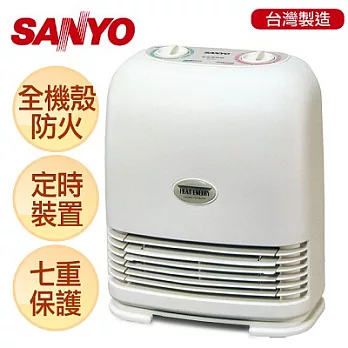 【SANYO台灣三洋】可定時陶瓷式電暖器/R-CF325T