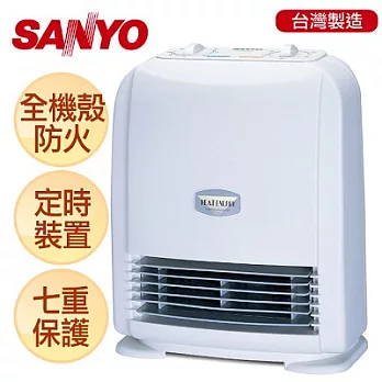 【SANYO台灣三洋】可定時陶瓷式電暖器/R-CF509T
