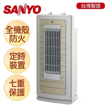 【SANYO台灣三洋】可定時陶瓷式電暖器/R-CF608H