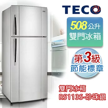 TECO 東元508公升雙門冰箱 R5113S