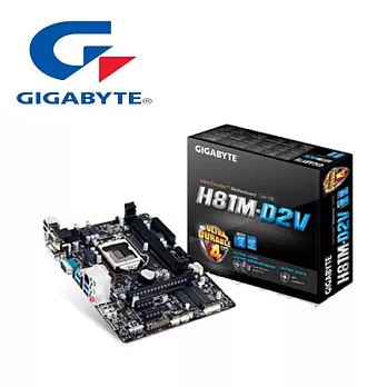 GIGABYTE 技嘉 H81M-D2V 主機板