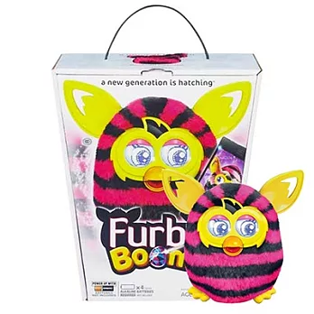 《Furby》新菲比精靈 - FURBY BOOM 甜美黑粉條紋 英文版