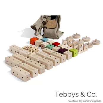 法國 Nonah IKIPI 原木積木玩具
