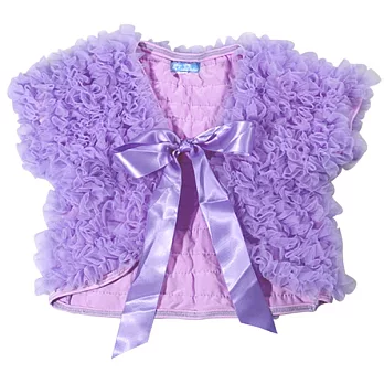 Cutie Bella荷葉邊蓬蓬坎肩/披肩Lavender (7~8歲)