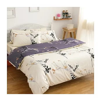 eyah【奢華名媛】100%純棉雙人被套床包四件組