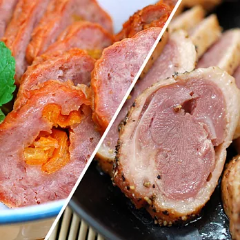 【優鮮配】金桔雞捲+櫻桃鴨捲(各一件美味組)