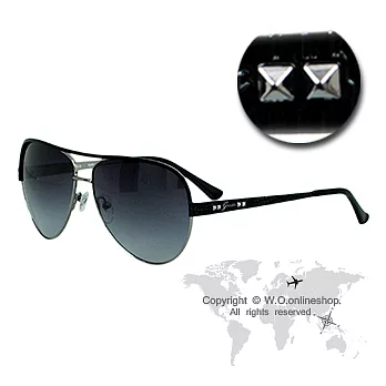 【GUESS】太陽眼鏡墨鏡(GUEY-7231-BLK-35)