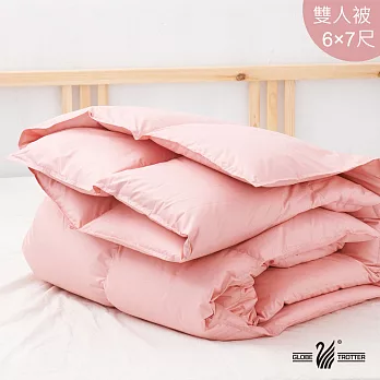 【遊遍天下】MIT台灣製舒眠100% 天然水鳥羽毛絨被粉