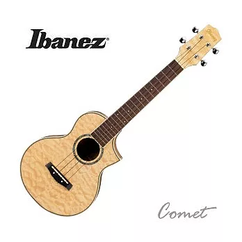 日本名牌 Ibanez UEW10QM頂級楓木-手工鑲貝烏克麗麗 Concert Ukulele（23吋）/附Ibanez琴袋