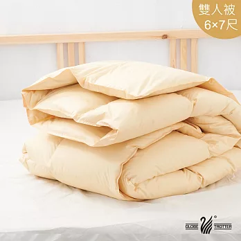 【遊遍天下】MIT台灣製舒眠100% 天然水鳥羽毛絨被--檸檬黃