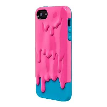 SwitchEasy Melt iPhone 5/5S冰淇淋溶化造型保護殼-桃紅色