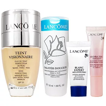 LANCOME 蘭蔻 超抗痕雙層粉底精華淡斑保濕組#01 自然暖色