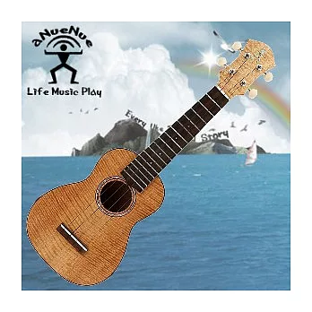 日本 aNueNue FM-I Ukulele 全單板雲楓木烏克麗麗(21吋/全球限量)【aNueNue專賣店/Ukulele專賣店/FM-1/FM1】