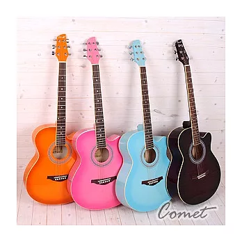 Comet® C-540 粉彩民謠吉他 (學生款銷售冠軍)【Comet民謠吉他專賣店/C540】粉紅