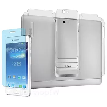 五合1完美套裝 ASUS PadFone Infinity A86 (平板+手機)霧面螢幕貼+機身背貼+鏡頭膜