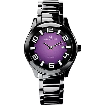 Max Max 永恆迷戀陶瓷腕錶-黑
