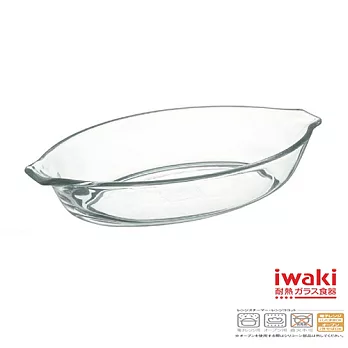 【iwaki】玻璃微波烤盤340ml