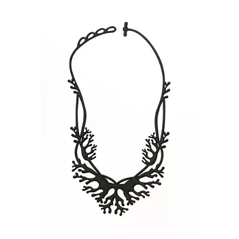 【Batucada】法國巴黎海珊瑚 - 項鍊 (黑)
