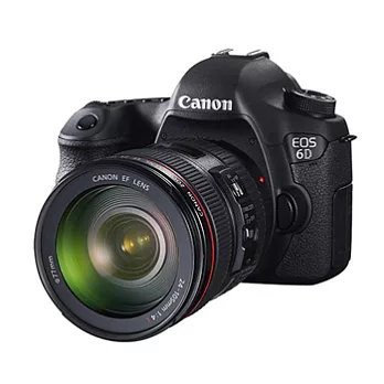 【Canon】EOS 6D+24-105mmKIT(彩虹公司貨)(公司貨)+SDHC32GC10+專用電池X2+大吹球清潔組+專用拭鏡筆