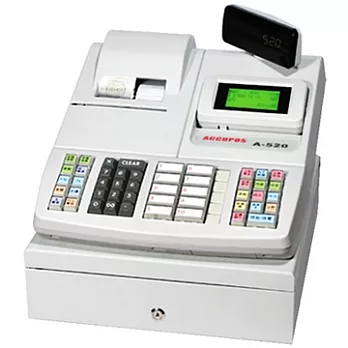 AccuPOS A-520 中文顯示及鍵盤二聯式收銀機