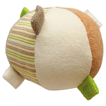 荷蘭Keptin-Jr，有機棉Organic超軟搖鈴布球-Lime