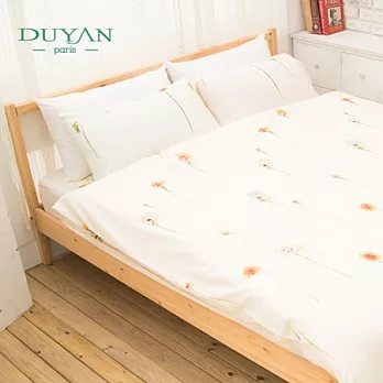 DUYAN《如羽絮飛》加大四件式超柔細纖維薄被套床包組