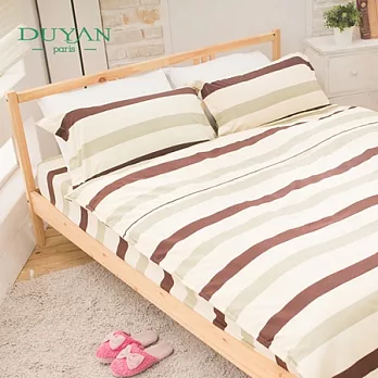 DUYAN《風格玩家》加大四件式超柔細纖維薄被套床包組