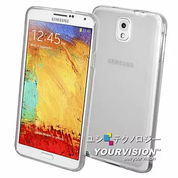 Samsung GALAXY Note 3 N7200 N9000 迷霧美背晶采高質感保護套_晶采透明