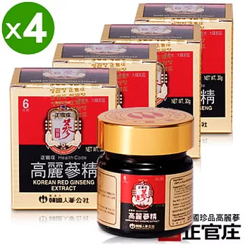 正官庄高麗蔘蔘精4瓶(30g/瓶)
