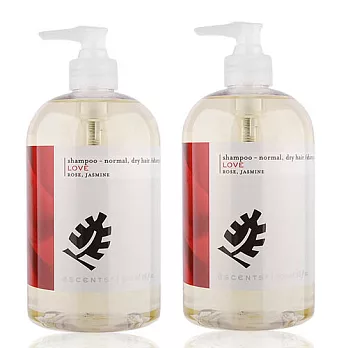 ESCENTS 伊聖詩 戀戀情深洗髮精潤髮乳組合(500ml*2)