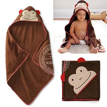 【kids zoo】俏皮動物造型包巾毯_猴子