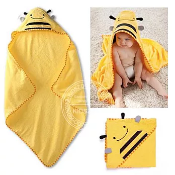 【kids zoo】俏皮動物造型包巾毯_蜜蜂