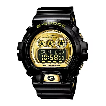 【G-SHOCK】精彩越野快感時尚限量運動腕錶-黑金-GD-X6900FB-1