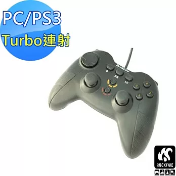 Rockfire QF-3603UVS 力天使PC/PS3兩用遊戲手把/搖桿[送搖桿]