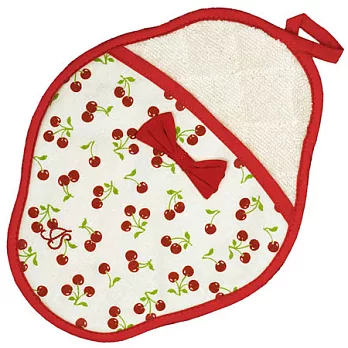 《JessieSteele》Ava扇貝型櫻桃隔熱墊(紅)