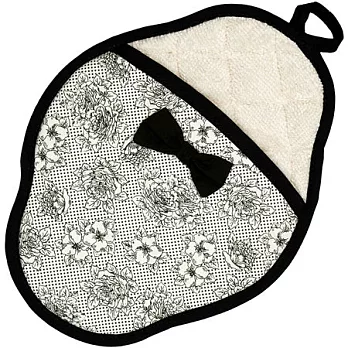 《JessieSteele》Joan 扇貝型瑞士花園隔熱墊(黑白)