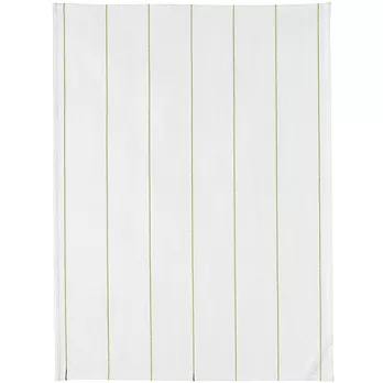 《WINKLER》70cm 細直紋白底餐廚布巾(春嫩綠)