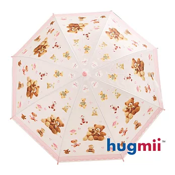 【Hugmii】滿圖小熊兒童雨傘_粉色