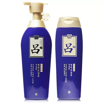 韓國 Ryoe 呂 控油修護洗髮精 藍瓶(油性髮質) 400ml +200ml