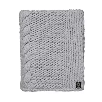 編織羊毛蓋毯(灰)