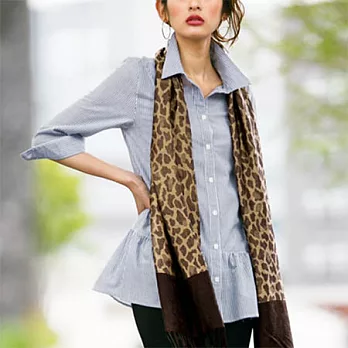 【cecile女裝】百搭裙型七分袖襯衫M(條紋)