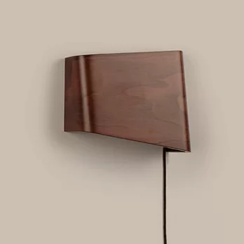 [META Design]SLICEs LED床頭閱讀壁燈(燈源-左側)黑桃木