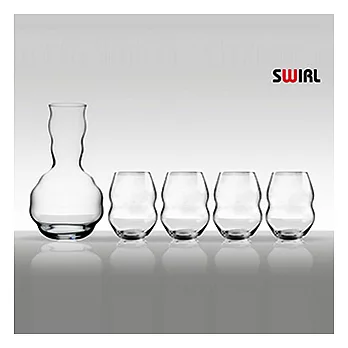RIEDEL SWIRL RED 紅酒杯4入 + SWIRL醒酒器1入