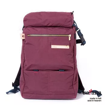 satana - 個性品味電腦後揹包 -焦赭色ˇ