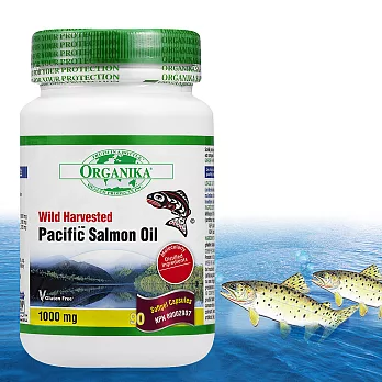 【Organika優格康】太平洋鮭魚油1000mg(90顆)