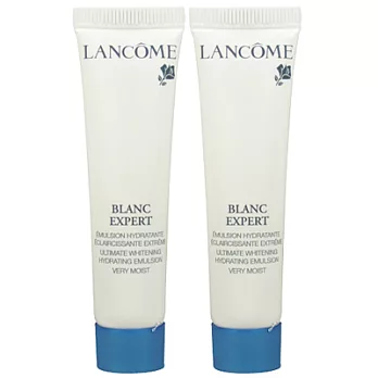 LANCOME蘭蔻 鐳射光瞬白精華活化乳(15ml)*2-水潤型