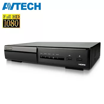 《AVTECH》AVH0401 4CH NVR PoE供電高畫質網路監控錄影主機