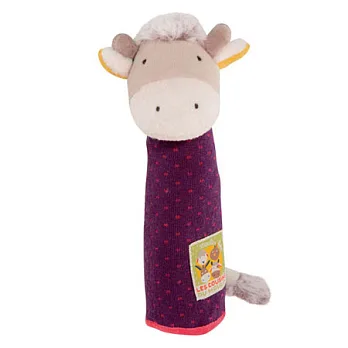 法國(Moulin Roty)可愛Madamoiselle Paquerette小牛造型安撫娃娃 (656007)