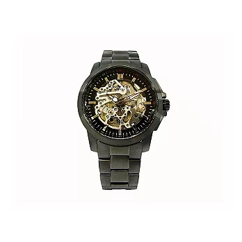 KENNETH COLE 愛在星空浪漫史造型時尚優質機械腕錶-黑-IKC9113