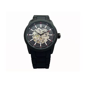 KENNETH COLE 達爵正視廳時尚個性優質機械腕錶-黑-IKC9004